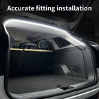 Éclairage de coffre de voiture à haute luminosité, éclairage d'ambiance, décoration intérieure, bande lumineuse LED sans fil, détection automatique, éclairage de hayon