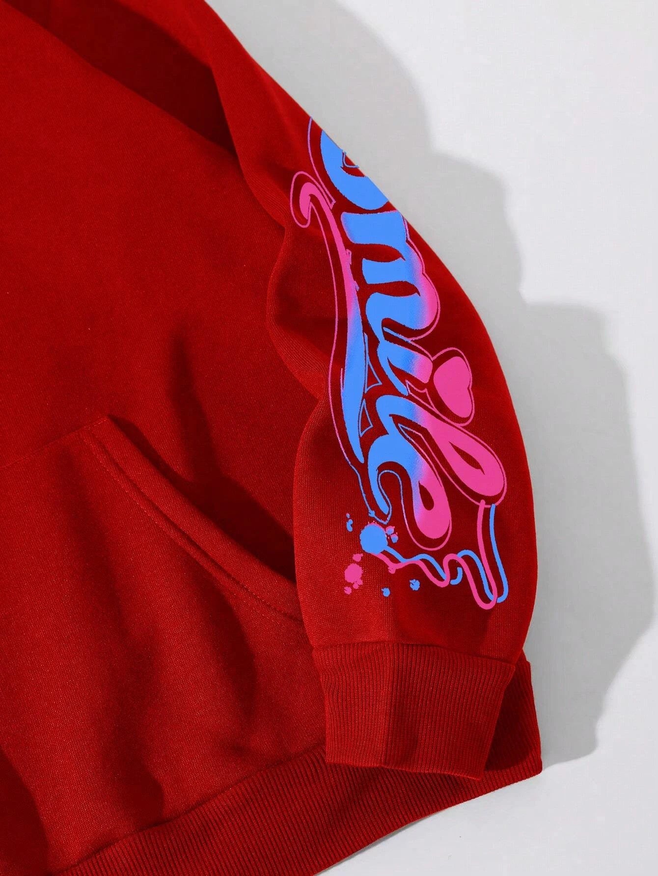 Happy Day – sweat à capuche imprimé Graffiti pour femmes, style Hip Hop, à la mode, col rond, polyvalent, Vintage, surdimensionné, vêtements féminins