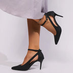 Sandales pointues sexy pour femmes, chaussures de plage en plein air, bureau, talons hauts peu profonds, été, chaud, nouvelle mode