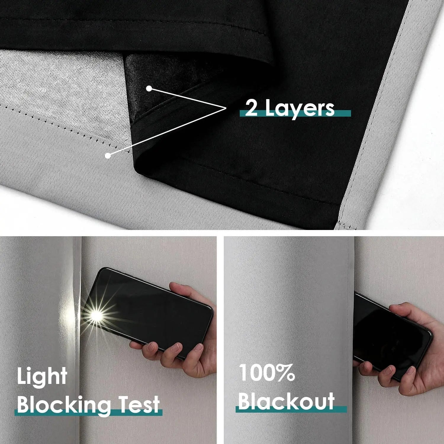 Rideau occultant pour salon, en Polyester, avec œillet de pongé, isolation thermique, bloquant la lumière, pour porte française de Patio