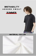 T-shirt d'été en coton imprimé MJ Michael Jackson pour hommes et femmes, col rond, manches courtes, mode Hip Hop, cadeau pour fans