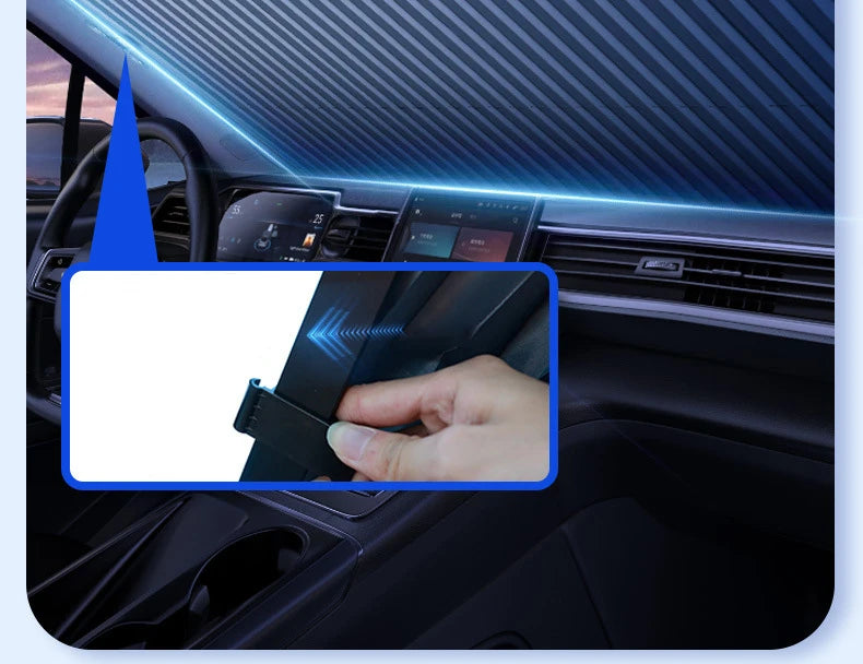 Rideaux de fenêtre avant de voiture, pare-brise à 6 ventouses, couverture de protection solaire pour voiture, blocage UV, accessoires de pare-soleil