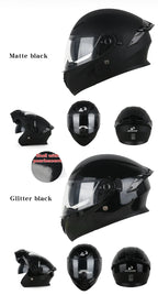 DOT Uchoose casques approuvés Crash moto équipement de protection hommes femmes casque rabattable moto visière Double soleil