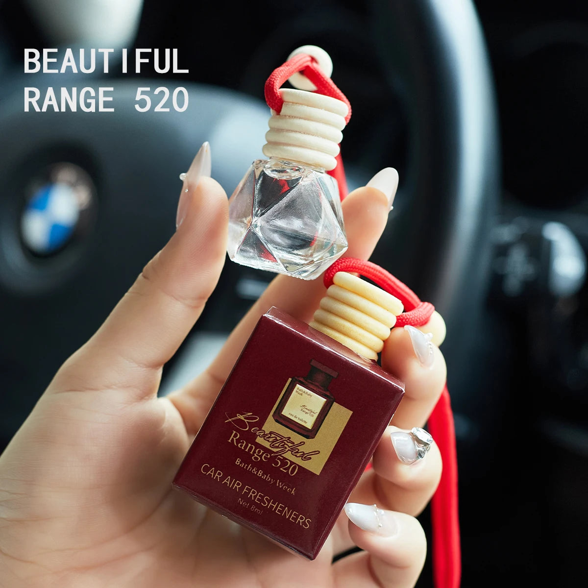 Parfum Parfum de voiture, un parfum de voiture utilisé pour les accessoires d'intérieur de voiture, un désodorisant de voiture à long terme, garde charmante et fraîche