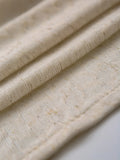 Rideaux en lin naturel de 84 pouces de longueur, pour salon, 1 panneau, semi-transparent, neutre, pays rustique