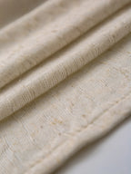 Rideaux en lin naturel de 84 pouces de longueur, pour salon, 1 panneau, semi-transparent, neutre, pays rustique