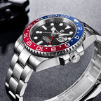 PAGANI DESIGN 40mm automatique GMT montre-bracelet en acier inoxydable étanche hommes montre haut de gamme mécanique sport montres hommes PD-1662