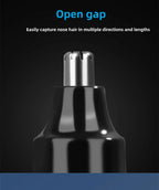Tondeuse à poils de nez Rechargeable et épilateur du visage pour hommes rasoir à poils de nez pour dégagement nasal-outil de toilettage portable pour