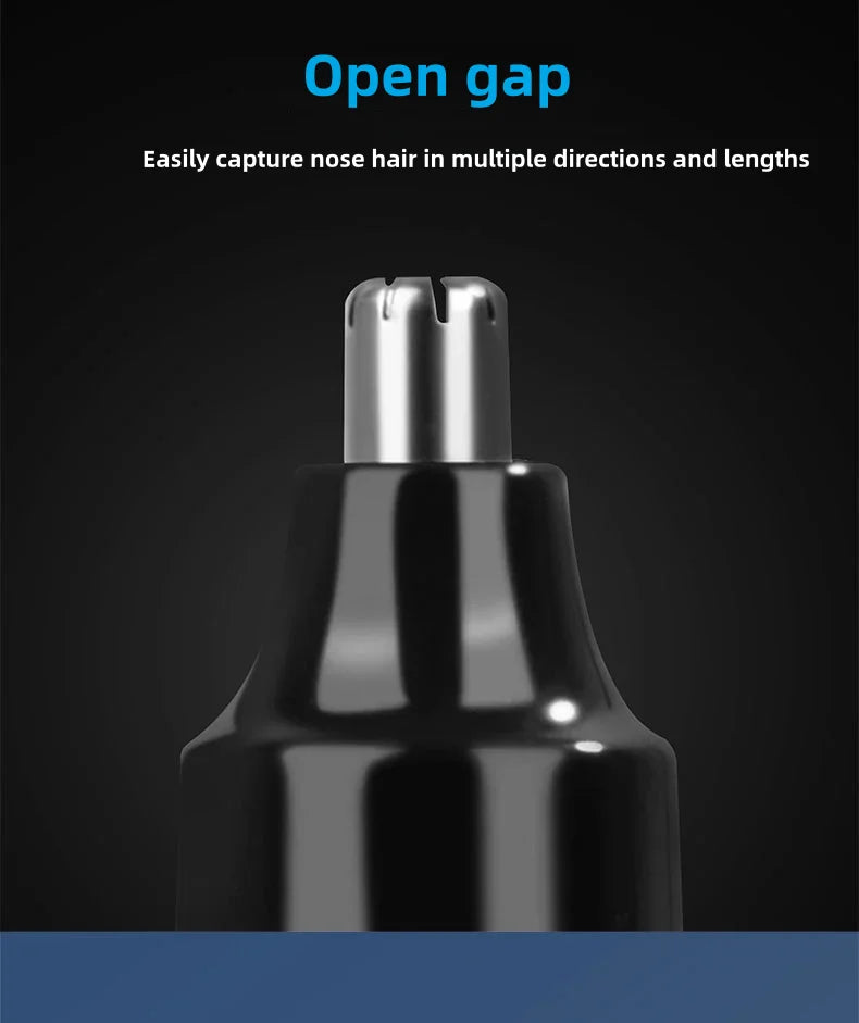 Tondeuse à poils de nez Rechargeable et épilateur du visage pour hommes rasoir à poils de nez pour dégagement nasal-outil de toilettage portable pour
