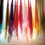 Rideaux de fenêtre en tulle rose Tyys Perconsidering, 1 côté, décoration romantique pour la maison, salon, seulement le criblage de fenêtre