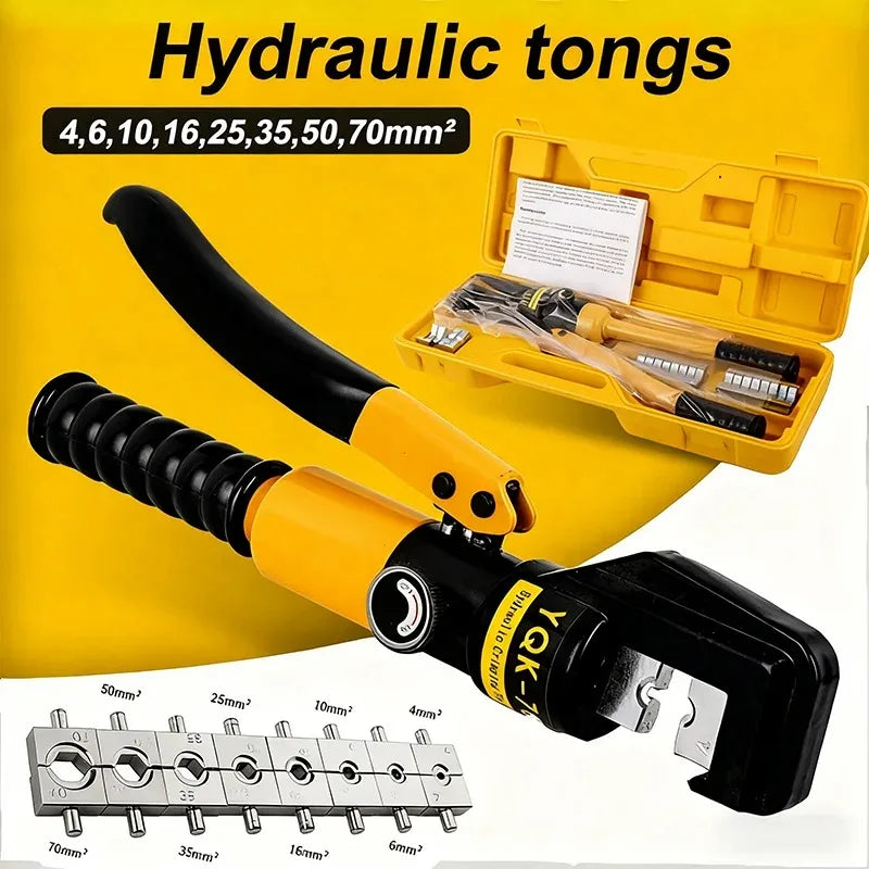 Pince à sertir hydraulique 4-70 mm2 YQK-70 pression 8T outils hydrauliques domestiques pince hydraulique bricolage pince à sertir Terminal de câble