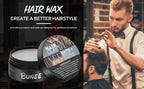 Pâte à cheveux finition mate pour hommes, à base d'eau, Texture mate, coiffeur, pommade en argile, idéale pour tous les cheveux masculins