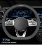 Housse de volant de voiture en daim et cuir, pour Changan UNI-K UNI-T CS15 CS35 CS55 CS75 PLUS CS85 Coupe CS95 Alsvin CX70, accessoires