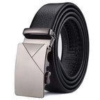 Ceinture pour hommes d'affaires de mode véritable marque de luxe ceinture boucle en métal ceinture en cuir PU de haute qualité ceinture souple avec pantalon Cargo jean