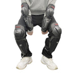 Accessoires de moto, équipement de protection d'équitation, 4 pièces/ensemble, genouillères et coudières, protections de patinage pour Motocross
