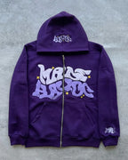 Sweat à capuche avec fermeture éclair pour femmes et hommes, rétro américain, étoile et lettres imprimées, Section printemps-automne Y2K, veste Cardigan de marque à la mode paresseuse