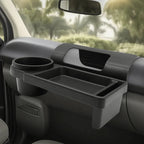Boîte de rangement pour voiture avec porte-gobelet, porte-boissons, fente pour téléphone, support de rangement suspendu pour accessoires intérieurs de véhicule