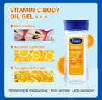 Disaar-Huile essentielle à la vitamine C pour peau lisse, 200ml, extrait d'e Vera, anti-rides, hydratant, soins de la peau aux haricots de cacao