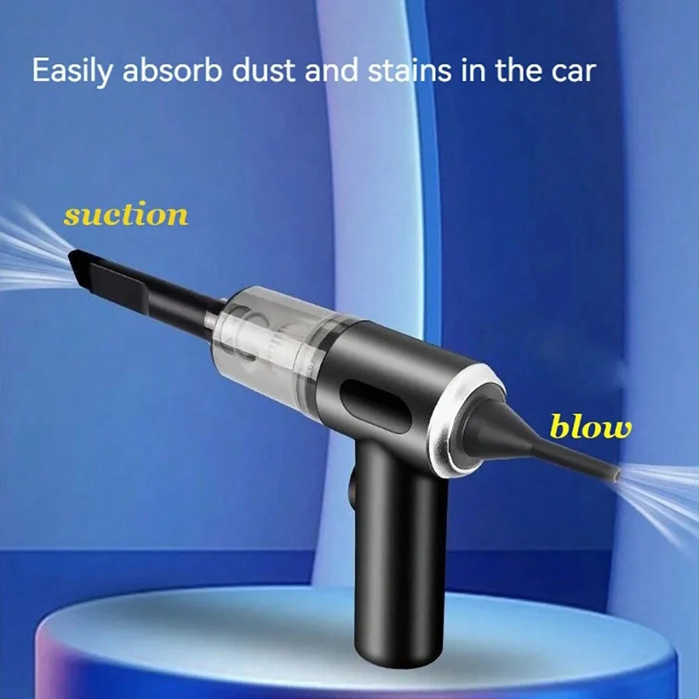 Aspirateur soufflant intégré pour voiture et ménage, chargement USB, aspirateur soufflant, petit, 3 en 1