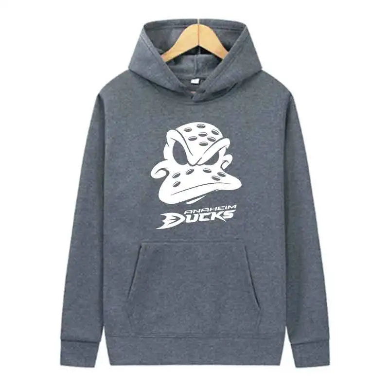 Sports de plein air Jogging à capuche canards imprimer tendances de la mode hauts automne hommes décontracté Streetwear pull printemps unisexe vêtements
