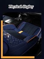 Coussin de siège auto ergonomique – Cuir Nappa et soie glacée, éponge haute résilience, confort toutes saisons pour la plupart des véhicules
