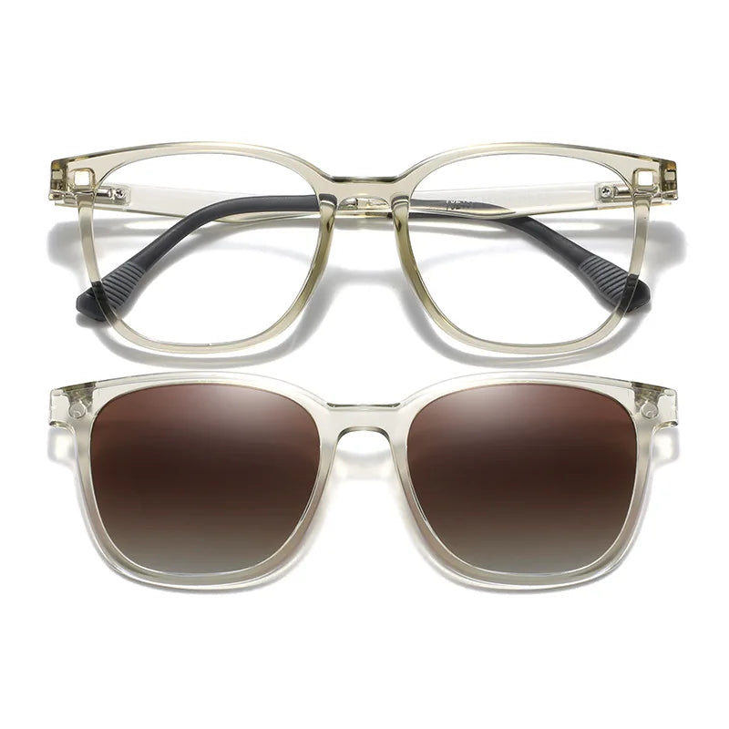 SENEVIEVE-Lunettes de soleil polarisées à clipser pour femmes, lunettes optiques de protection UV, anti-absorbe ouissement, délinquants personnalisés, TJ2192