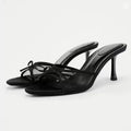 Sandales à talons hauts pour femmes, nouvelle marque de luxe, pantoufles polyvalentes, simples et fines, été 2026