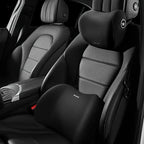 Coussin de siège de voiture ergonomique en mousse à mémoire de forme, adapté à toutes les saisons, appui-tête de voiture confortable, coussin lombaire ou appui-tête ou ensemble