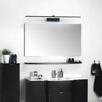 Led miroir lumières appliques salle de bain étanche blanc noir LED lampe plate moderne intérieur applique salle de bain éclairage maquillage