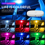 Lampe de lecture LED pour voiture, éclairage intérieur, éclairage de coffre, monté au plafond, intérieur et arrière, éclairage tactile