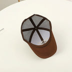 Casquette de Baseball en maille avec lettres brodées pour enfants, chapeau d'été pour bébé, garçon et fille, en coton, à rabat, Hip Hop, chapeau de pêche