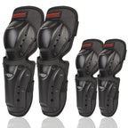 Accessoires de moto, équipement de protection d'équitation, 4 pièces/ensemble, genouillères et coudières, protections de patinage pour Motocross