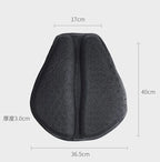 Coussin de siège de moto 3D en nid d'abeille antidérapant, coussin de siège en gel pour moto, coussin de siège pour soulager la pression, accessoires de moto