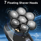 Rasoir pour hommes rasoir électrique puissant tête chauve rasoir barbe machine à raser pour hommes rasoir mari cadeau petit ami