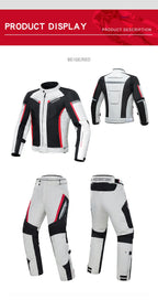 HEROBIKER veste de Moto imperméable homme veste de course pantalon de Moto portable vêtements de Moto avec Protection EVA