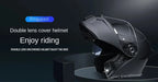 Casque de moto intégral ORZ-B08A, motif Mecha brillant, casque de course, casque de sécurité certifié DOT de Style italien avec Vi teinté