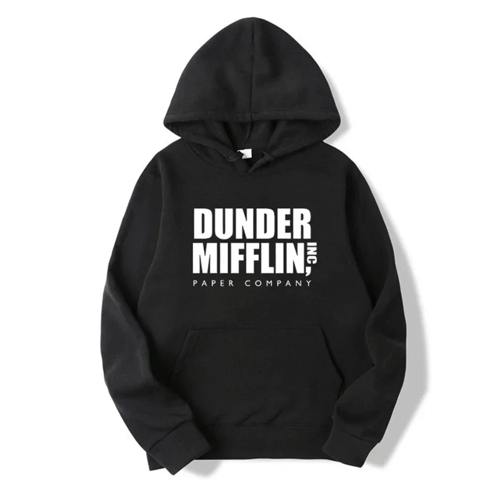 2026 le bureau Dunder Mufflin INC papier à capuche Dwight Schrute sweat hommes sweat à capuche pour femme pull décontracté pull à capuche
