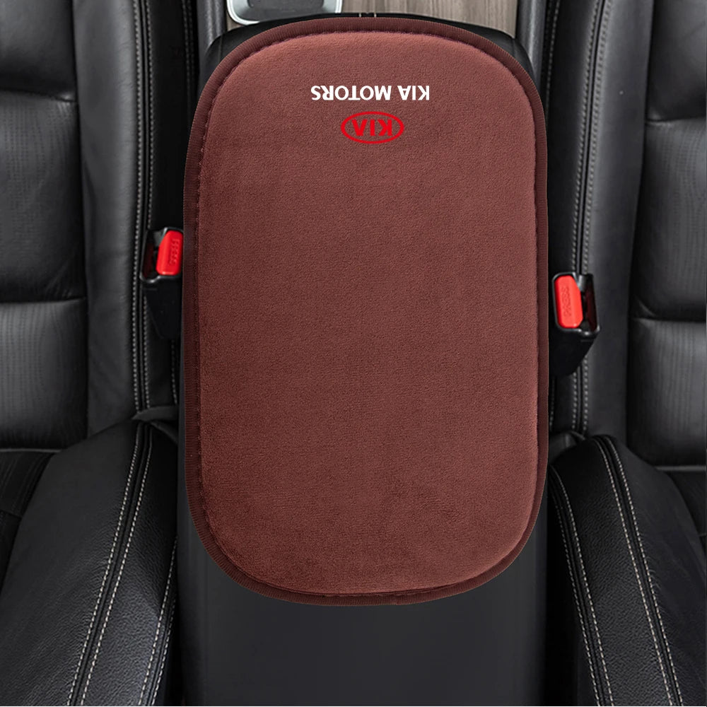 Coussin de boîte d'accoudoir de voiture, coussin de Protection pour Console centrale automatique, pour KIA Ceed Sorento K3 Rio Sportage Picanto Optima Cadenza Cerato K5