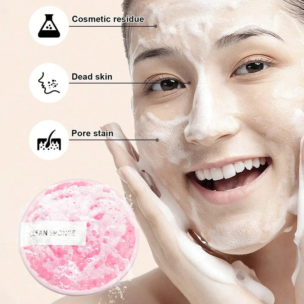Kit de maquillage de beauté, 33 pièces, grandes et petites éponges de beauté pour une application et un retrait de maquillage impeccables, ensemble complet