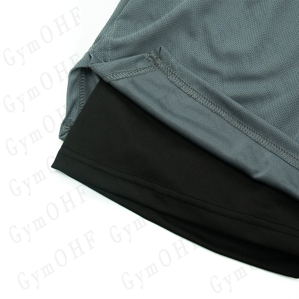 LONSDALE short de Fitness imprimé motif pour hommes Double couche 2 en 1 séchage rapide Fitness loisirs de plein air entraînement short de sport
