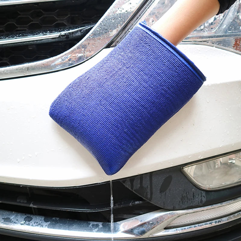 Serviette de nettoyage de voiture, tissu d'argile magique, détails automobiles, serviette bleue, outil de lavage, accessoires, retrait de la saleté quotidienne pour les détails de voiture