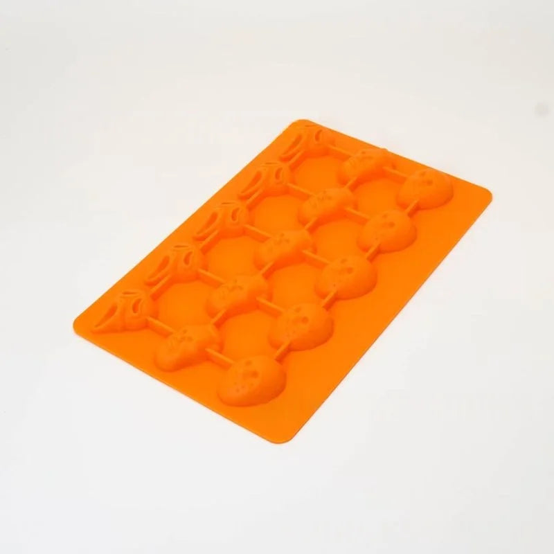 Moules de personnages de films d'horreur – Moules en silicone d'Halloween pour chocolat, bonbons, résine, artisanat – Icônes de films effrayants 3D pour fête Trea