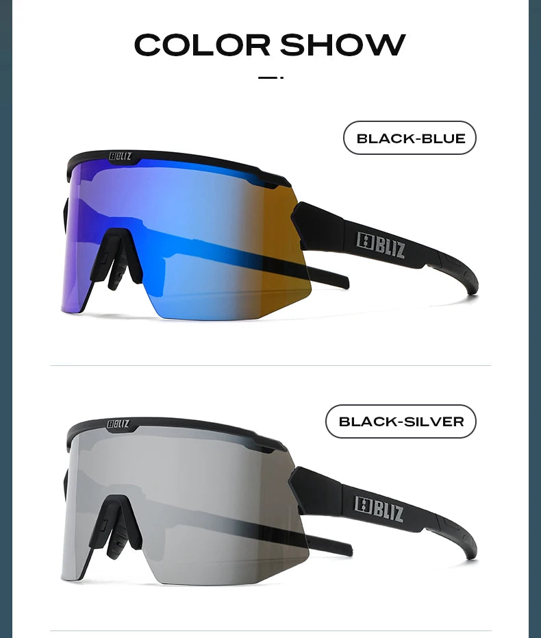 B BLIZ Breeze Premium lunettes de cyclisme UV400-2 HD lentille unisexe lunettes de soleil de sport pour vtt course pêche course vélo lunettes