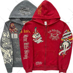 American Gothic Ro Skull Bones Oversized Hoodie Y2K Hip Hop Sle Streetwear No Brand Svel Other Material 00%