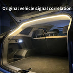 Éclairage de coffre de voiture à haute luminosité, éclairage d'ambiance, décoration intérieure, bande lumineuse LED sans fil, détection automatique, éclairage de hayon
