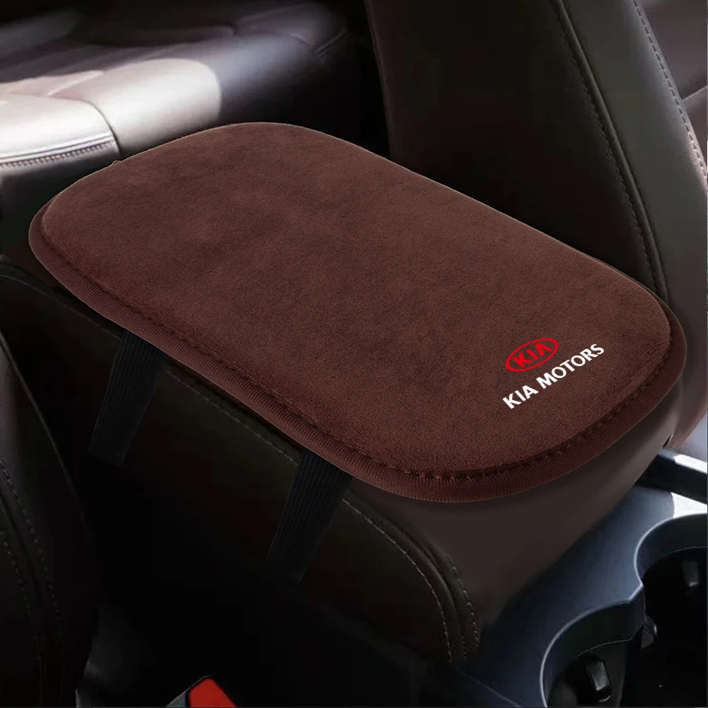 Coussin de boîte d'accoudoir de voiture, coussin de Protection pour Console centrale automatique, pour KIA Ceed Sorento K3 Rio Sportage Picanto Optima Cadenza Cerato K5