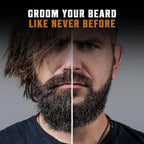 Ensemble de pinceaux de rasage portables pour hommes, poils de sanglier, barbier, brosse à barbe naturelle, peigne, ciseaux pour livres qualifiée aux, outil de coiffage