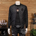 Veste pour hommes printemps/automne nouvelle marque à la mode à la mode coupe ajustée Style mince Badge à la mode brodé veste de Baseball décontracté