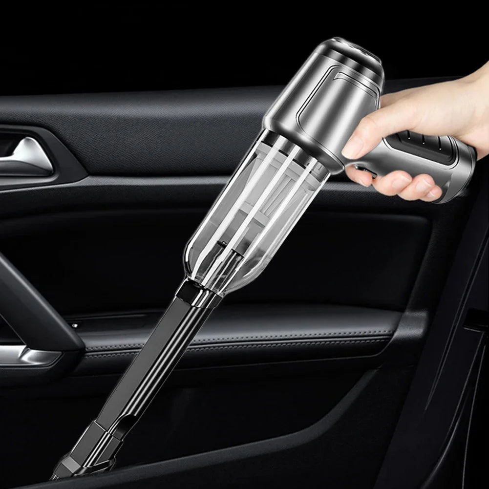 Aspirateur monté sur voiture Suitu, aspirateur sec et humide sans fil à double usage pour maison et voiture, VA portable haute puissance