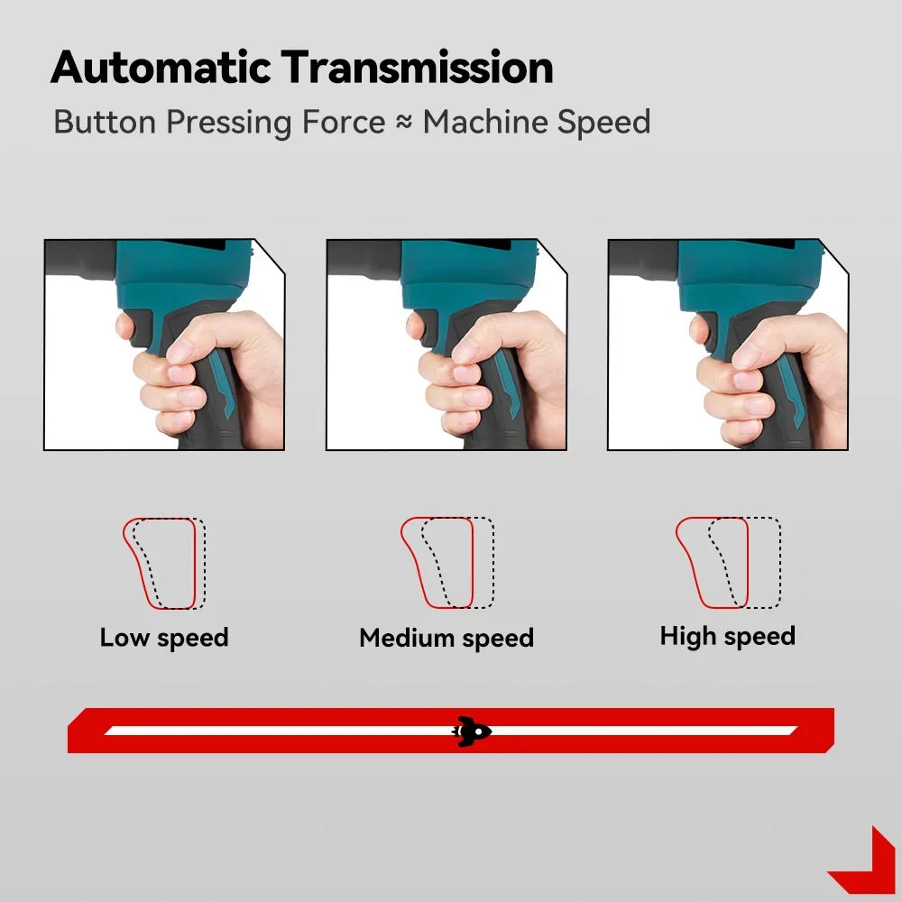 ONEVAN 400 M/s souffleurs Turbo électriques sans brosse 300000 tr/min souffleur de feuilles portatif outil de soufflage de poussière pour batterie Makita 18 V